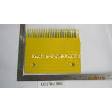 KM5270418H02 peine de aluminio amarillo para escaleras mecánicas kone